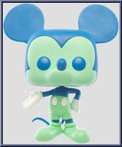 Mickey Mouse (Blue & Green) (10" Scale) from Disney - Mickey True Original Pop! manufactured by Funko [Loose]