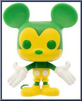 Mickey Mouse (Green / Yellow) from Disney - Mickey True Original Pop! manufactured by Funko [Loose]