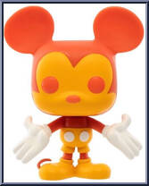 Mickey Mouse (Orange) from Disney - Mickey True Original Pop! manufactured by Funko [Loose]