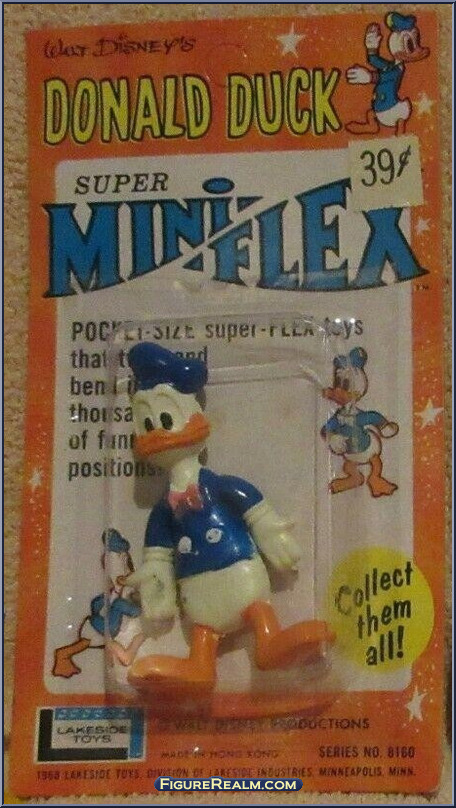 Donald Duck - Disney - Super Miniflex - Lakeside Toys Action Figure