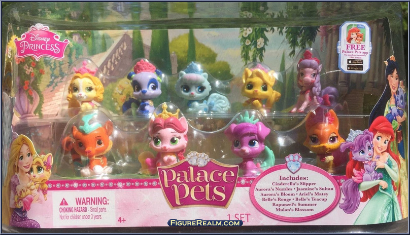 Mini Set - Disney Princess - Palace Pets - Mattel Action Figure