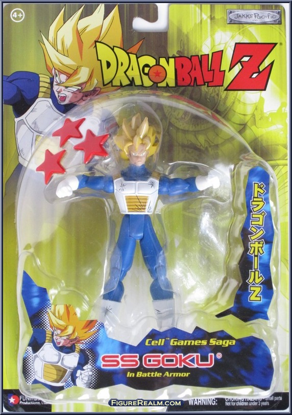 Goku (Battle Armor) (Super Saiyan) (Cell Games Saga) - Dragon Ball - Series  15 - Jakks Pacific Action Figure