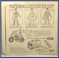 Evel Knievel (Red Suit, Helmet B) from Evel Knievel - Basic Series manufactured by Ideal [Back]