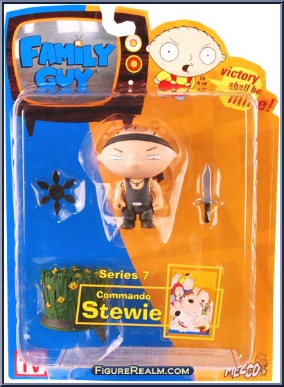 Stewie (Commando) - Family Guy - Series 7 - Mezco Action Figure