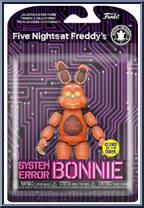 System Error Bonnie (Glows in the Dark) from Five Nights at Freddy's - Special Delivery manufactured by Funko [Front]