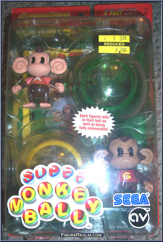 Aiai and Gongon (Super Monkey Ball) - GamePro - Series 1 - Joyride Studios  Action Figure