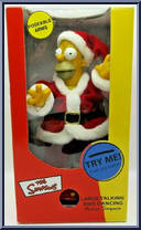 Santa Homer (Talking and Dancing) from Gemmy - Simpsons manufactured by Gemmy [Front]