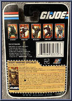 Dusty from G.I. Joe - 25th Anniversary - Dollar General manufactured by Hasbro [Back]