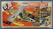 Avenger Pursuit Craft (Gray) from G.I. Joe - Adventure Team - Vehicles manufactured by Hasbro [Front]