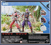 Cobra Ninjas Slice & Dice from G.I. Joe - Classified - Ninja Force manufactured by Hasbro [Back]