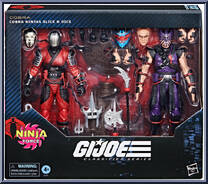 Cobra Ninjas Slice & Dice from G.I. Joe - Classified - Ninja Force manufactured by Hasbro [Front]