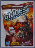 Cobra Trooper (Big Blaster) from G.I. Joe - Micro Force - Basic Series manufactured by Hasbro [Front]