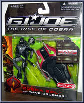 Cobra Eel (with Wave Crusher) from G.I. Joe - Rise of Cobra - Exclusives manufactured by Hasbro [Front]