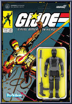 Snake Eyes (Comic v1) from G.I. Joe - ReAction Figures manufactured by Super7 [Front]