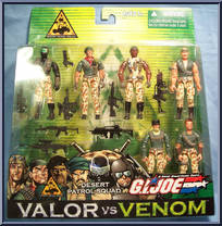 Desert Patrol Squad from G.I. Joe - Valor vs Venom - Exclusives manufactured by Hasbro [Front]