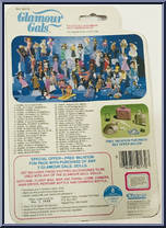 Danni in Rose Colored Dreams from Glamour Gals - Basic Series manufactured by Kenner [Back]