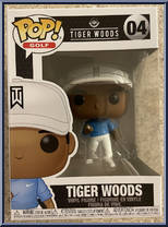 Tiger Woods (Blue Shirt) from Golf - Pop! Vinyl Figures manufactured by Funko [Front]