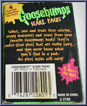 Egg Monster from Mars from Goosebumps - Minis manufactured by Hasbro [Back]
