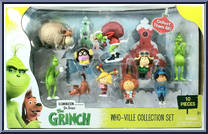 Grinch whoville collection figure hot sale set