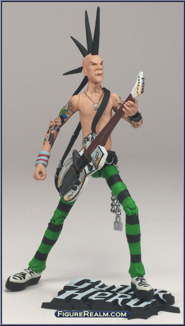 Johnny Napalm (Black Mohawk) - Guitar Hero - Exclusives - McFarlane Action  Figure