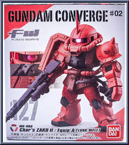 MS-06S Zaku II (Char's Custom) - Origin Equipment A / Rifle from Gundam Converge - Series 02 manufactured by Bandai [Front]