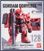 MS-06S Zaku II (Char's Custom) - Origin Equipment B / Bazooka from Gundam Converge - Series 02 manufactured by Bandai [Front]