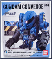 MW-01 Mobile Worker Model 01 Late Type (Ramba Ral Custom) from Gundam Converge - Series 01 manufactured by Bandai [Front]
