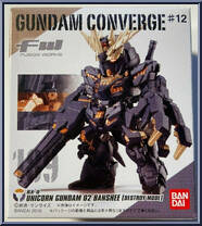RX-0 Unicorn Gundam 02 Banshee (Destroy Mode) from Gundam Converge - Series 12 manufactured by Bandai [Front]