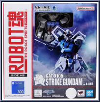 Strike Gundam (Regenerator) + I.W.S.P. ver. A.N.I.M.E. (Robot Spirits) from Gundam Universe - Mobile Suit Gundam SEED Astray manufactured by Bandai [Front]