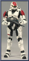 Rogue Deluxe Armor Pack (White) from Halo 3 - Other manufactured by McFarlane [Loose]