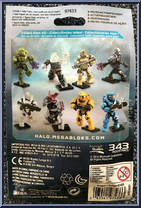 Covenant Brute Stalker from Halo - Blind Bags - Alpha manufactured by Mega Bloks [Back]