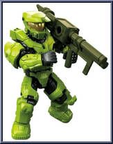 Spartan (Green) from Halo - Blind Bags - Series 11 - Clash on the Ring manufactured by Mega Bloks [Loose]