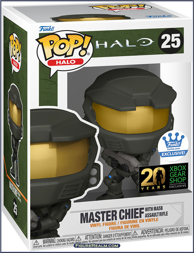 Master Chief (with MA5B Assault Rifle) - Halo - Pop! Vinyl Figures ...