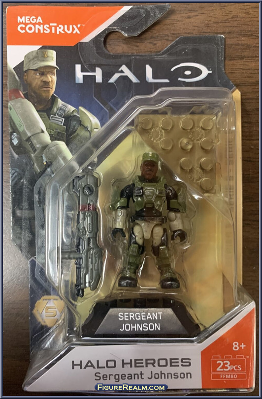 Sergeant Johnson - Halo - Series 5 - Halo Heroes - Mega Bloks Action Figure