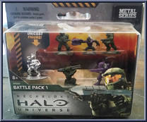 Battle Pack 1 from Halo - Metal Series manufactured by Mega Bloks [Front]
