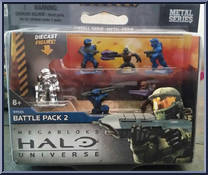 Battle Pack 2 from Halo - Metal Series manufactured by Mega Bloks [Front]