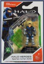 Spartan Carter-A259 from Halo - Series  7 - Halo Heroes manufactured by Mega Bloks [Front]