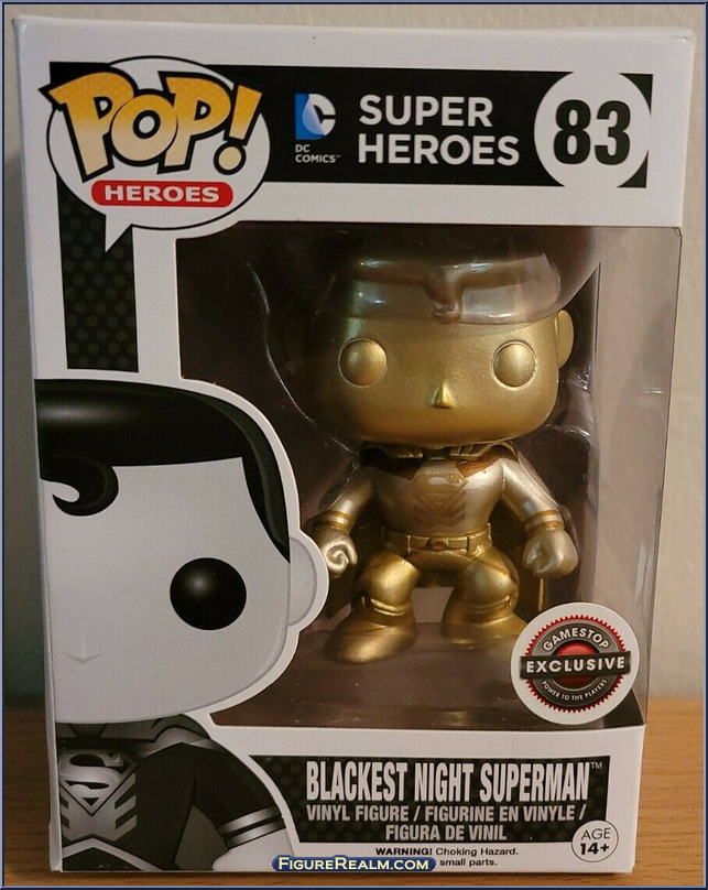 Blackest Night Superman (Gold) - Heroes - DC Super Heroes Pop! - Funko ...