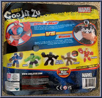 Spider-Man vs. Venom from Heroes of Goo Jit Zu - Versus manufactured by Character Options [Back]