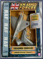 Launcher with RAF Typhoon F2 from H.M. Armed Forces - Squadron Command manufactured by Character Options [Front]