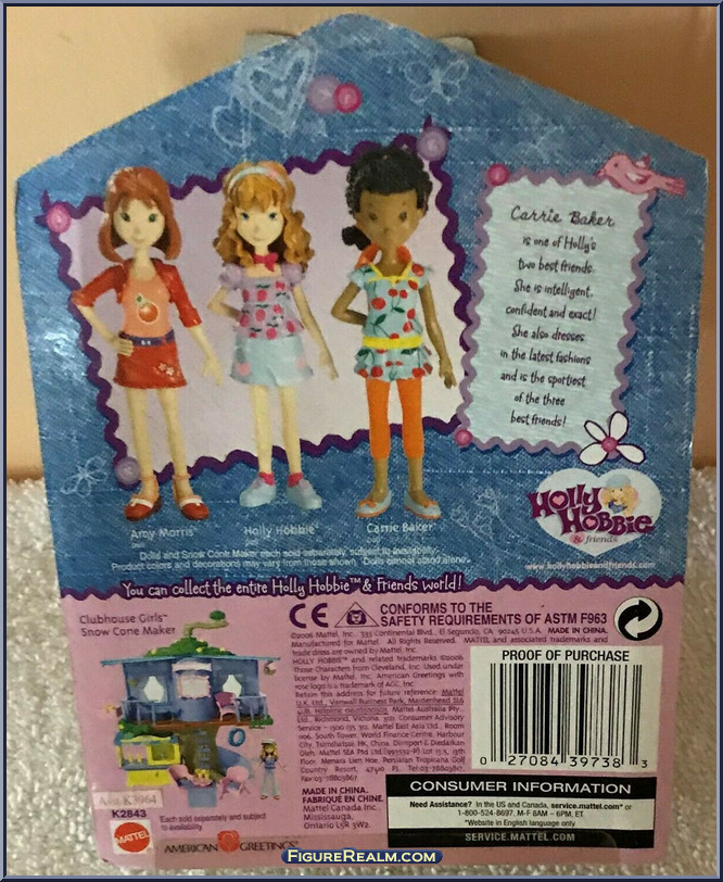 Carrie Baker - Holly Hobbie & Friends - Posable Friends - Mattel Action ...