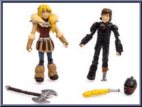 Astrid & Hiccup from How to Train Your Dragon 2 - Mini Figures manufactured by Spinmaster [Loose]