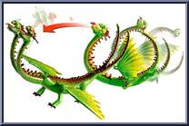 Belch & Barf (Rolling Flame Attack) from How to Train Your Dragon 2 - Power Dragons manufactured by Spinmaster [Loose]