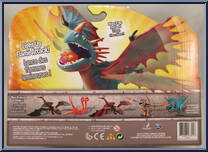 Deadly Nadder (Light Up Flame Attack) from How to Train Your Dragon 2 - Power Dragons manufactured by Spinmaster [Back]