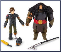 Hiccup vs Drago from How to Train Your Dragon 2 - Mini Figures manufactured by Spinmaster [Loose]
