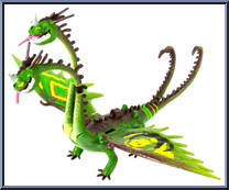 Zippleback (Wacky Flex Necks) from How to Train Your Dragon 2 - Power Dragons manufactured by Spinmaster [Loose]