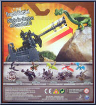 Zippleback vs. Zipplecatcher from How to Train Your Dragon 2 - Mini Figures manufactured by Spinmaster [Back]