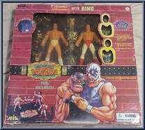 Ring / 2 Wrestlers from International Wrestling - Multi-Packs manufactured by Hinstar [Front]
