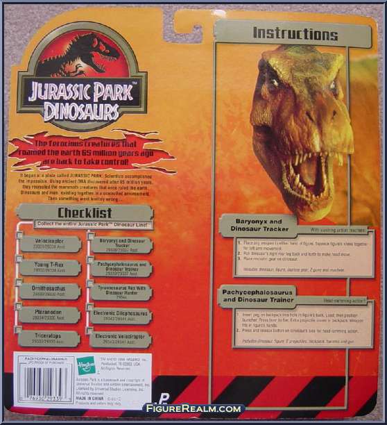 Pachycephalosaurus with Dinosaur Trainer - Jurassic Park Dinosaurs ...