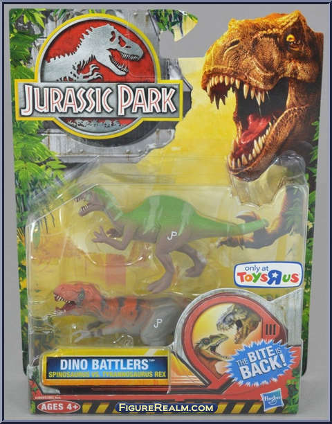 jurassic park toys spinosaurus vs trex